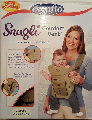 evenflo snugli comfort vent soft carrier